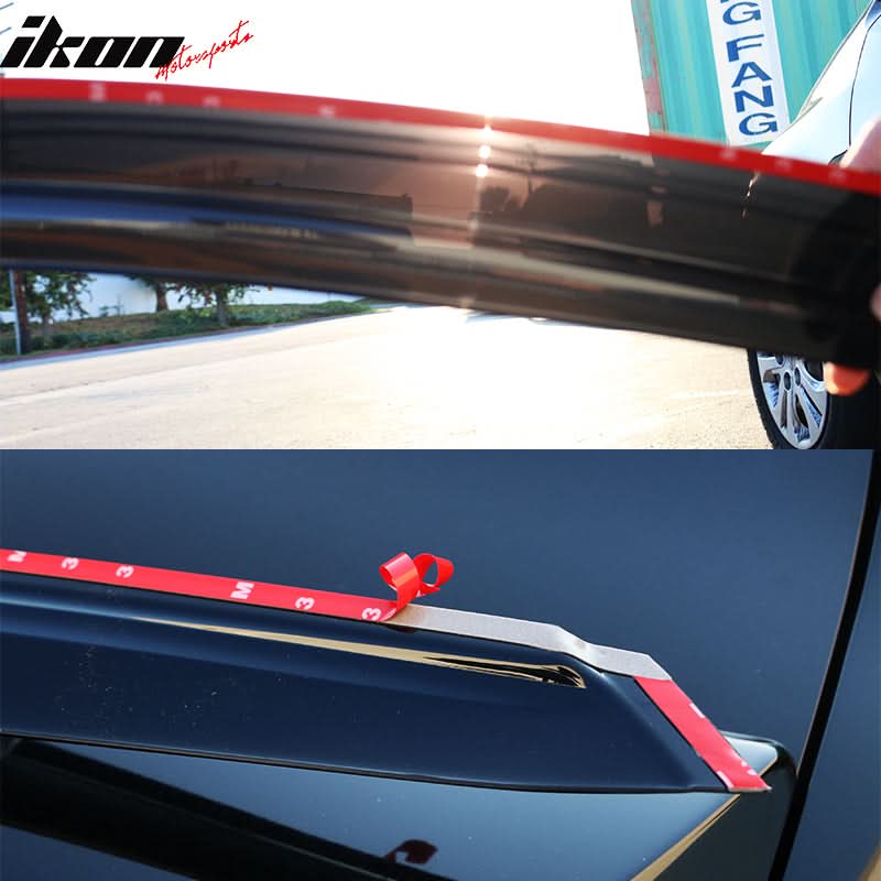 2008-2013 Toyota Highlander Mugen Smoke/Tinted Window Visors Acrylic