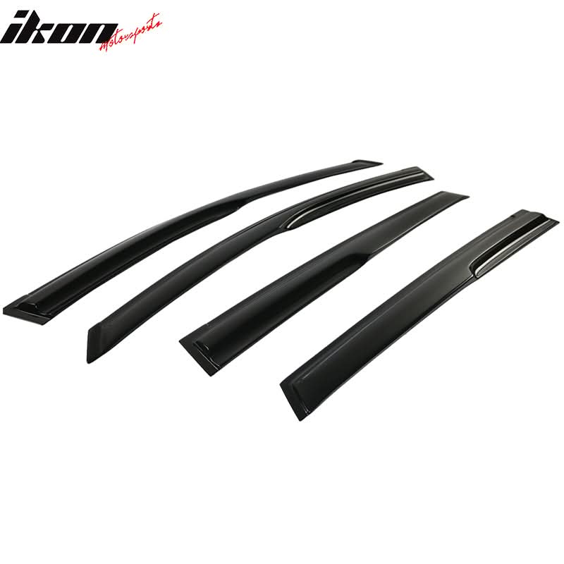2013-2018 Toyota RAV4 Acrylic 4PC Window Visors Tape On Rain Guard