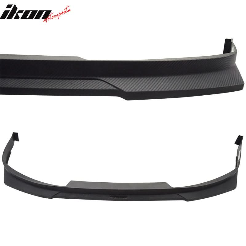 1994-1995 Honda Accord HC1 Style Black Carbon Texture Front Bumper Lip