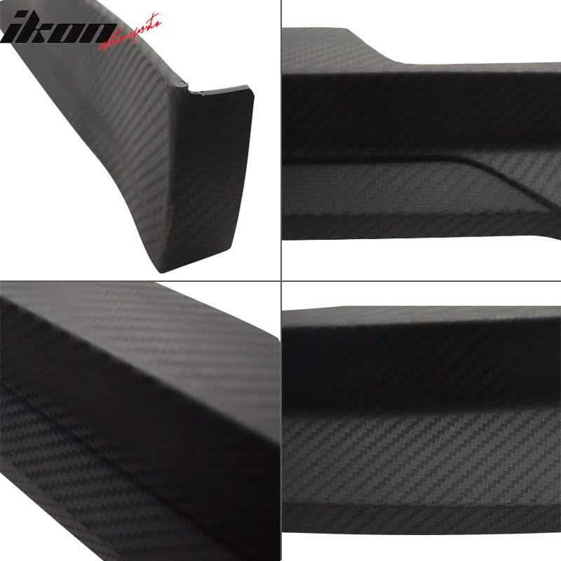 2006-2008 Honda Civic HC1 Matte Black Carbon Texture Front Bumper Lip