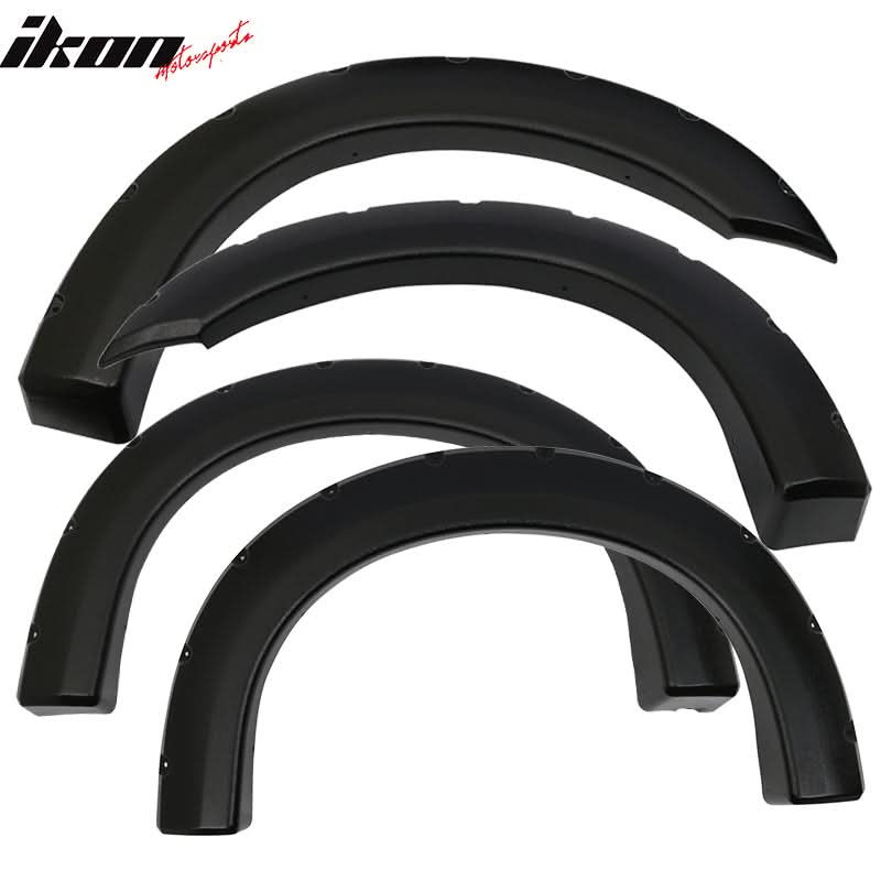 1999-2007 Ford F250 350 Super Duty Pocket Rivet Fender Flares Set 4PCS