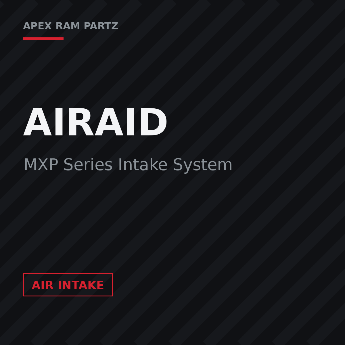 Airaid MXP Series Intake System