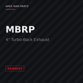 MBRP 4 inch Turbo-Back Exhaust