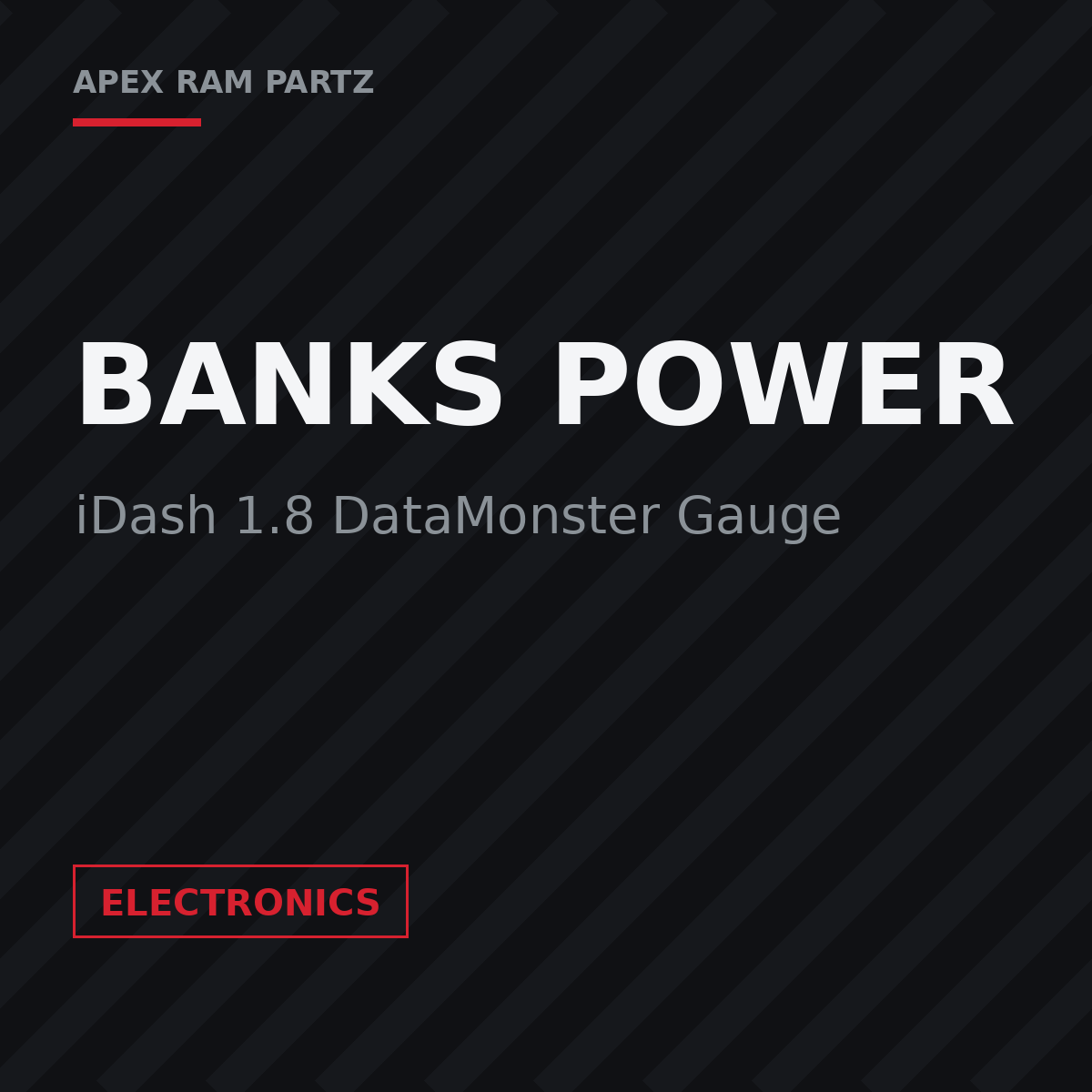 Banks iDash 1.8 DataMonster Gauge