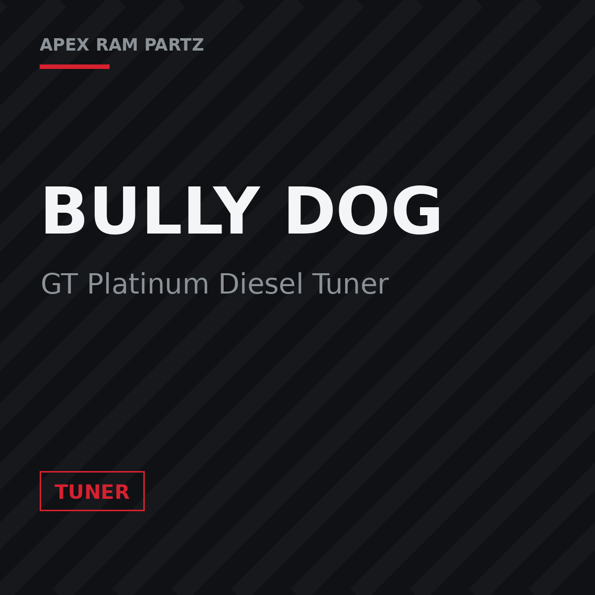 Bully Dog GT Platinum Diesel Tuner