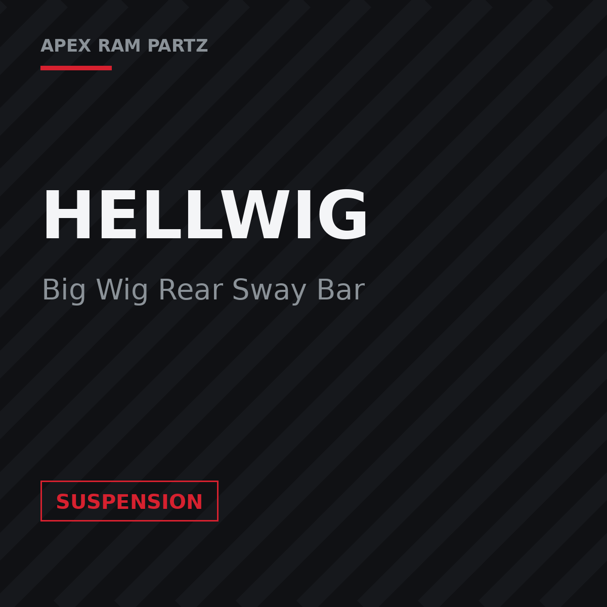 Hellwig Big Wig Rear Sway Bar