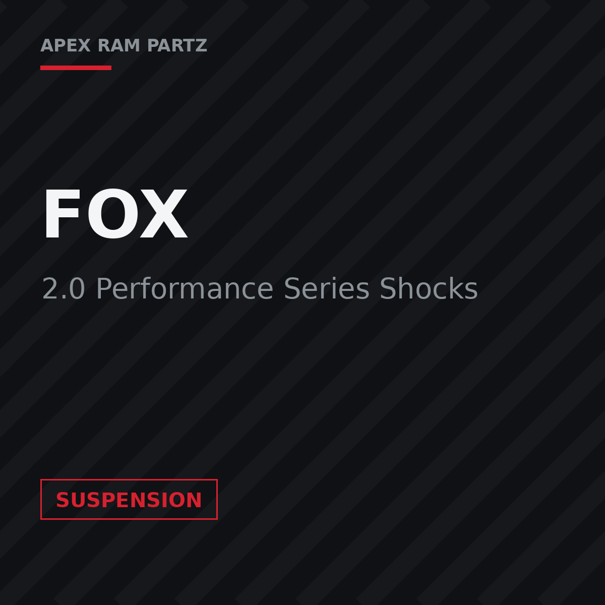 Fox 2.0 Performance Series Shocks