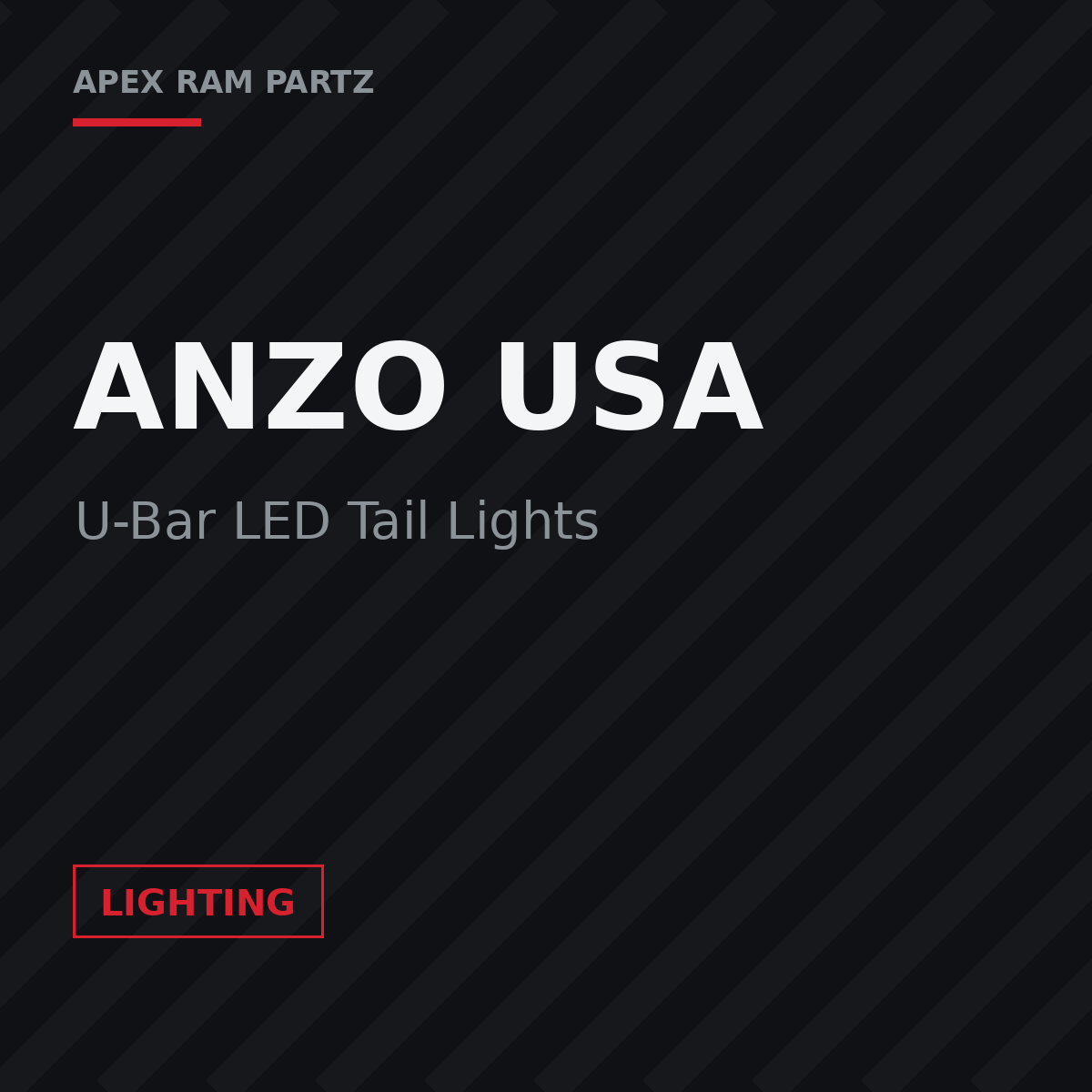 ANZO U-Bar LED Tail Lights