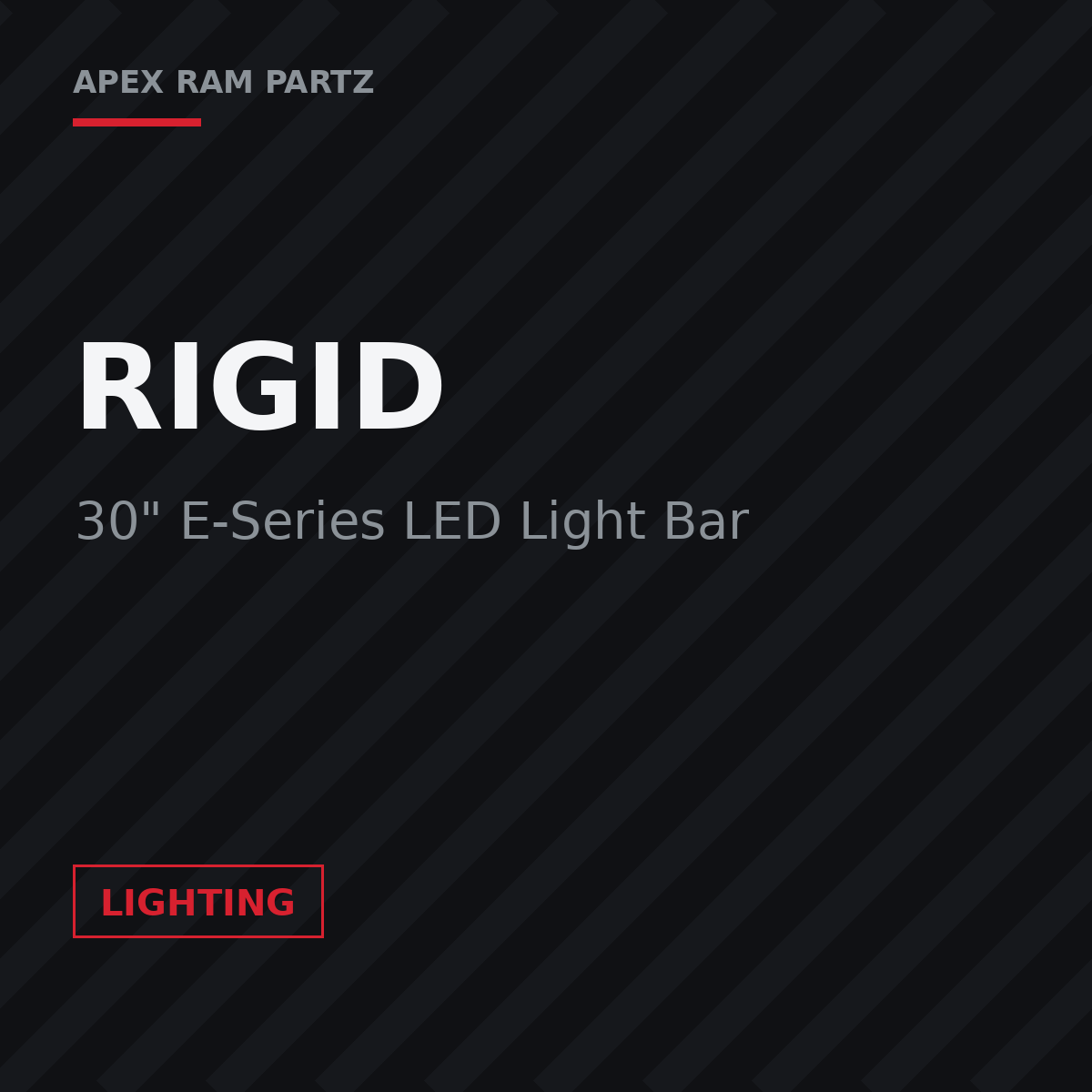 Rigid Industries 30 inch E-Series LED Light Bar