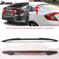 Fits 16-21 Honda Civic Sedan IKON UnRoof + Trunk Spoiler - ABS