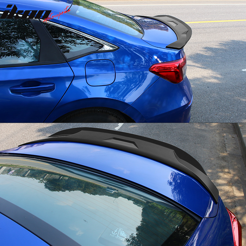 2022-2023 Honda Civic Sedan JDM Style Rear Trunk Spoiler Wing ABS