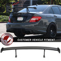 2008-2014 Benz W204 Black Series Style Unpainted Rear Spoiler Wing ABS