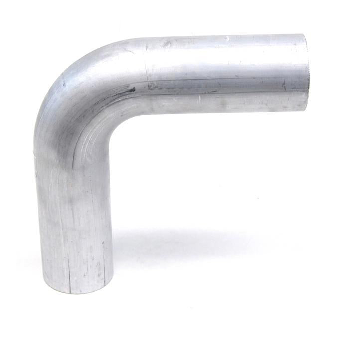 HPS Performance Products HPS 1-1/2" OD 90 Degree Bend 6061 Aluminum Elbow Pipe Tubing 16 Gauge, Mandrel Bent, Mill Finish