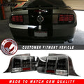 2005-2009Â Ford Mustang 3C Black LED Tail Lights Sequential Turn Signal