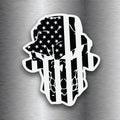 Blackout Flag Skully Magnet