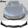 2020-2025 Chevy Corvette C8 IKON Style Front Bumper Lip 5PCS ABS