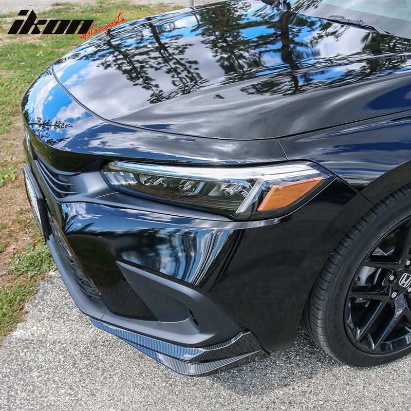 2022-2024 Honda Civic 11th HPD Style 2PC Front Splitters Painted PP