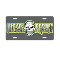 Blue and Yellow Diesel Freak License Plate