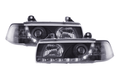 BMW 3-series E36 Coupe Black LED Headlights with Daytime Running Lights (1992-1999)