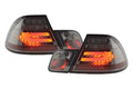 BMW 3-series E46 Coupe Chrome/Smoked LED LightBar Taillights Set- Facelift (2003-2007)