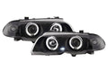 BMW 3-series E46 Sedan/Touring Black Angel Eyes Headlight Set (1998-2001)