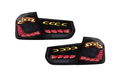 BMW 3 Series F30 F35 F80 Black Dragon Scale LED Tail Lights (2012-2019)