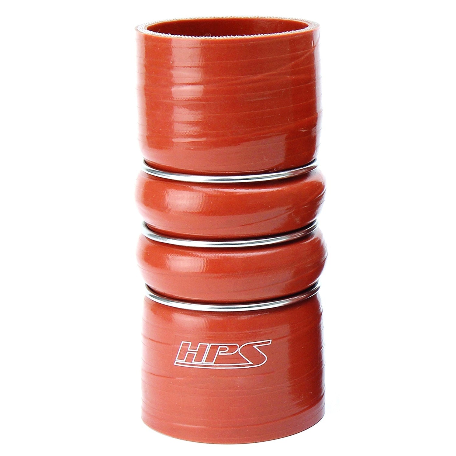 HPS Performance Products HPS 5" ID, Silicone Charge Air Cooler CAC Hose Double Hump Coupler Bellow Hot Side, Ultra High Temp 4-ply Aramid Reinforced