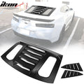 2016-2024 Chevy Camaro Unpainted Rear Window Louver Side Vent ABS