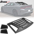 2011-2023 Dodge Charger Black Rear Window Louver Side Quarter Scoop