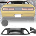 2008-2023 Dodge Challenger XE V2 Rear Side Window Louver Scoops PP