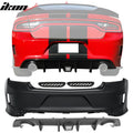 2015-2023 Dodge Charger Black Rear Diffuser Lip Clear Brake Light PP
