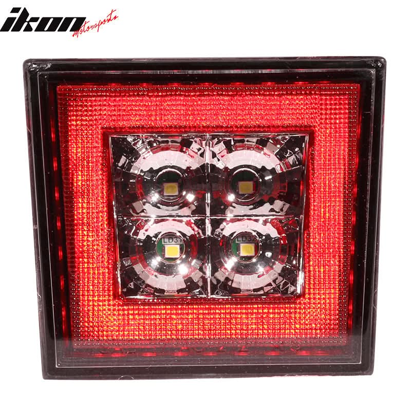 2006-2011 Civic Mugen Twin Outlet Clear 3rd Brake Light Rear Diffuser