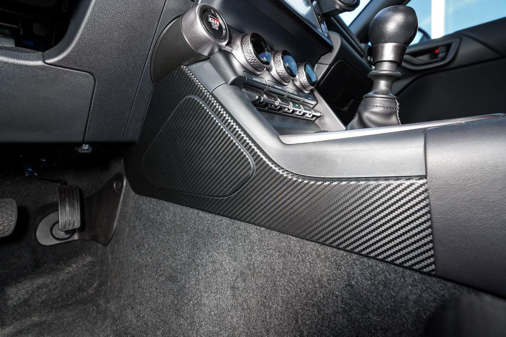Center Console Side Trim Protector 3D Carbon Overlays - 2022 BRZ / GR86