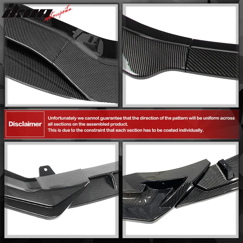 2015-2023 Dodge Charger SRT Front Lip V2 Style Lip Spoiler ABS 4PCS