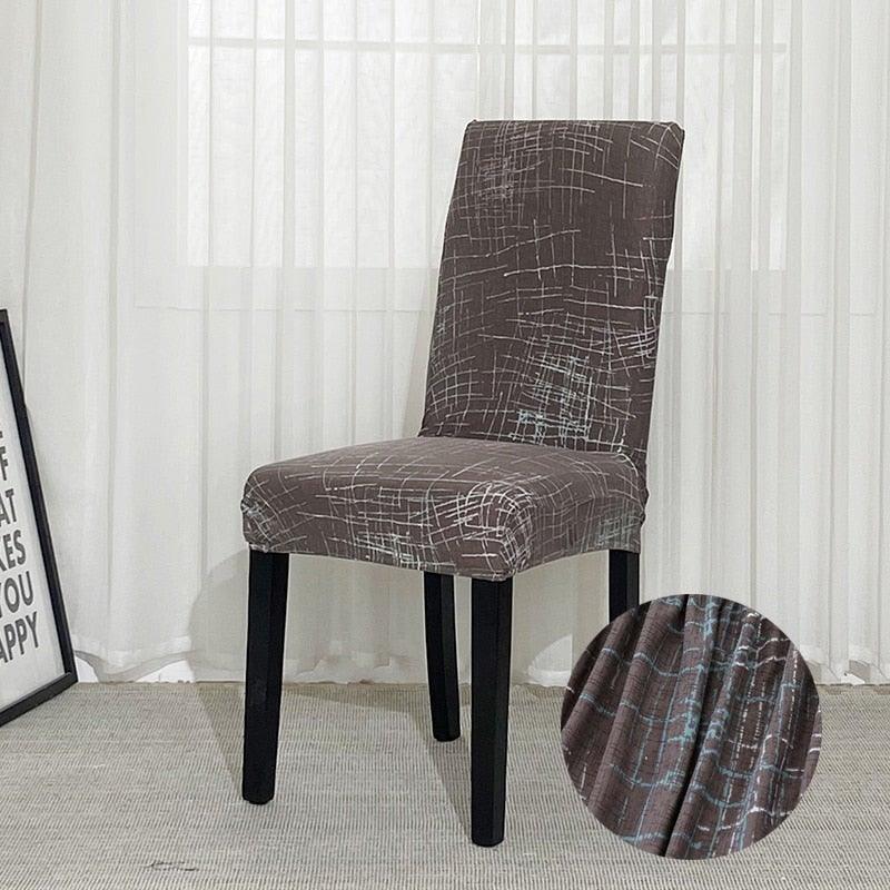 Chair Covers For Dining Room Stretch Spandex Removable Washable Anti-dust Seat Slipcover Multicolor  Chair covers  Chair Covers For Dining Room With Printed Patterns Easy Slip-on Stretchy Dining Room Chair Covers