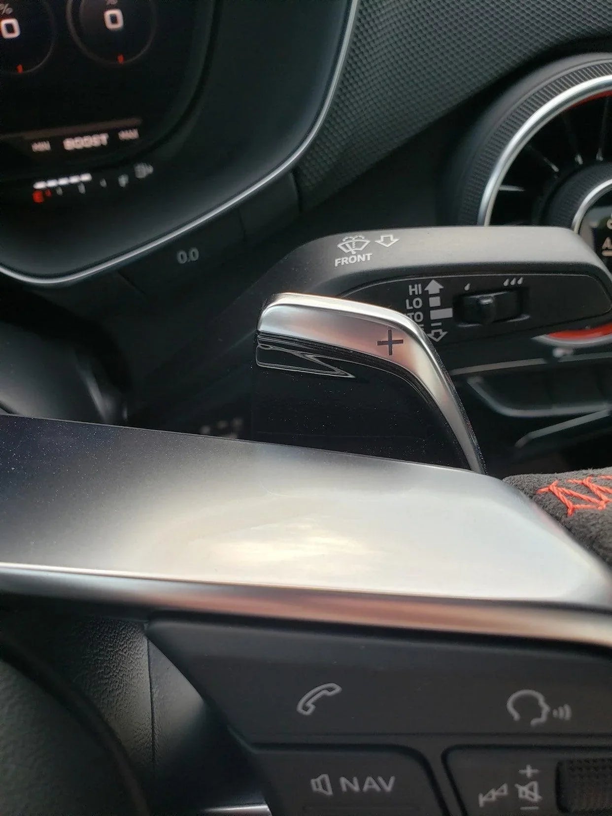 CNC Audi DSG Shifter Paddle Extensions - 17 R8 V10+ RS3 TTRS RS5