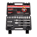 Cougar Pro Socket Wrench Box Set 18 Pieces 3/8" Drive Metric A36