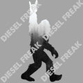 Dark Trees Cutout Sasquatch wall decal