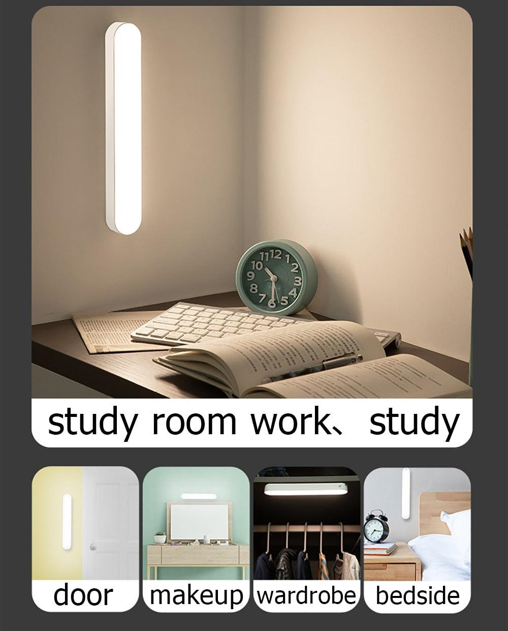 Desk Lamp USB Lamp USB LED Light Computer Table Lamp Magnetic Office Study Reading Light Rechargeable For Bedroom Decorative Table Lamp Cute Study Lamps for Bedroom Décor