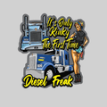 Diesel Freak Kinky Grey Decal