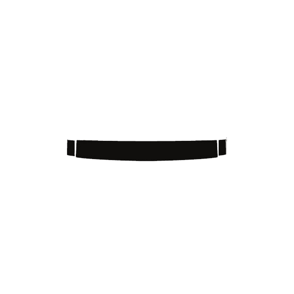 eXpert Upper Window Frame Paint Protection Film (Clear PPF) - 2021+ Bronco