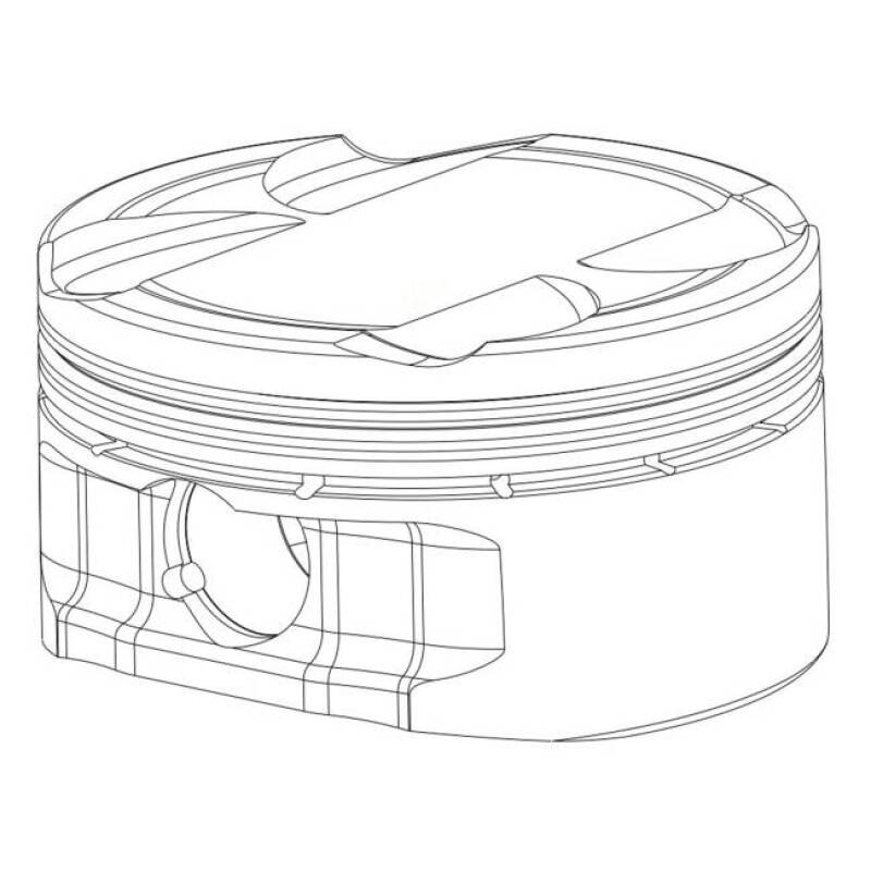 CP-Carrillo Automotive Piston, Each, Cyl: 1, Material ID: 6080 0DF9T