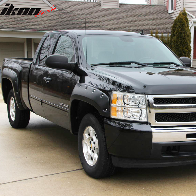 2007-2014 Chevy Silverado 1500 2500HD 3500HD 6.5 8Ft Bed Fender Flares