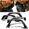2007-2018 Jeep Wrangler JK Pocket Rivet Fender Flare w/ LED Side Maker