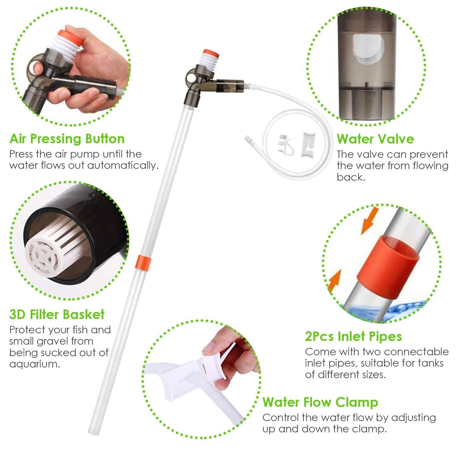 Fish Tank Gravel Cleaner Kit