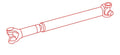 Front Driveshaft for Roxor - Used