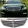 2010-2013 Mercedes-Benz W221 S Class Front  Bumper Hood Grille ABS
