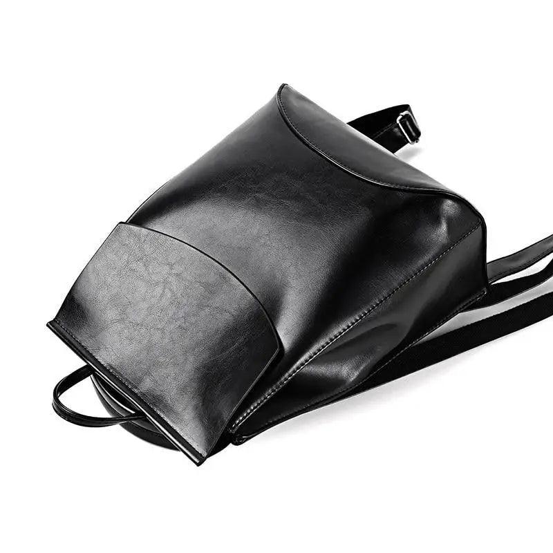 High Quality Leather Backpacks For Fashionable Women And Teenage Girls Large Capacity Shoulder Bagpack