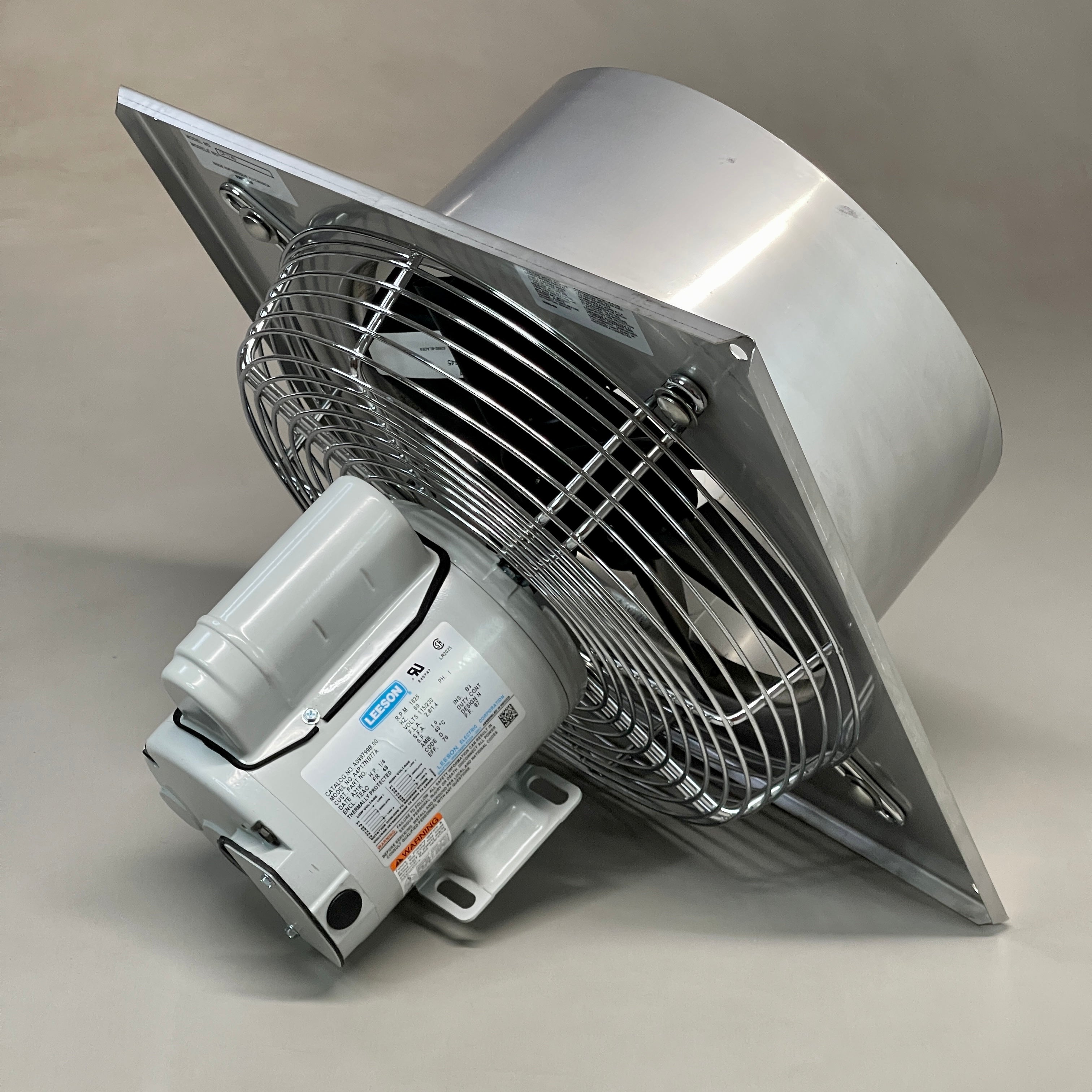 CANARM Tube Fan 12" Stainless Steel 1/4 HP Leeson Motor TF12S.S. CF1740 (New)