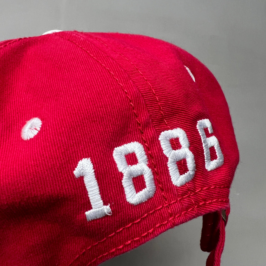 COCA-COLA Las Vegas 1886 Black Script Baseball Cap Fit Sz One Size Red 23633 (New)